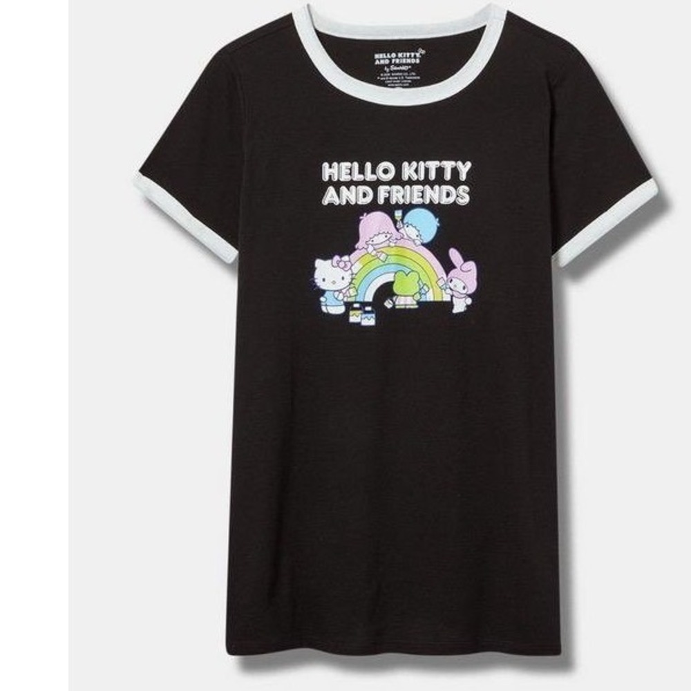 NWT Torrid Hello Kitty Ringer Tee 2X - Picture 2 of 11